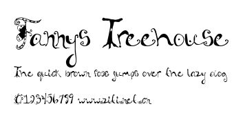 Fannys Treehouse.ttf字體轉換器圖片