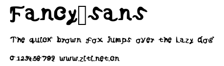 Fancy_sans.ttf字體轉換器圖片