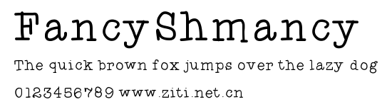 FancyShmancy.ttf字體轉換器圖片