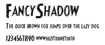 FancyShadow.ttf字體轉換器圖片