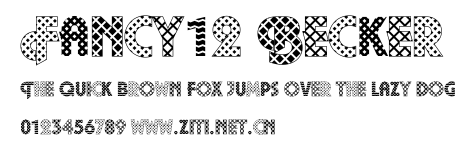 Fancy12 Becker.ttf字體轉換器圖片