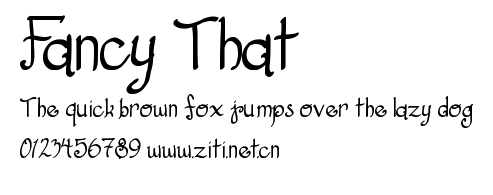 Fancy That.ttf字體轉換器圖片