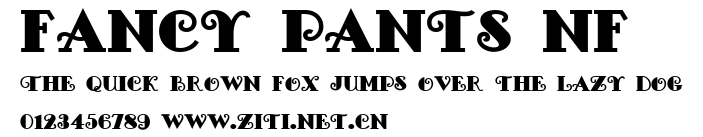 Fancy Pants NF.ttf字體轉換器圖片