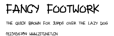 Fancy Footwork.ttf字體轉換器圖片
