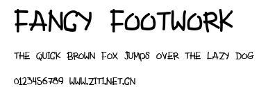 Fancy Footwork.ttf字體轉換器圖片
