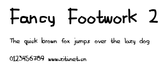 Fancy Footwork 2.ttf字體轉換器圖片