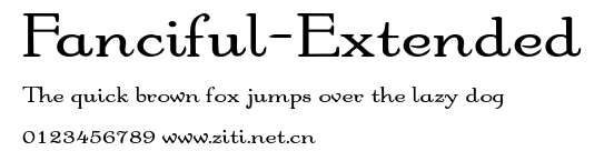 Fanciful-Extended.ttf字體轉換器圖片