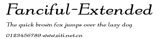 Fanciful-Extended.ttf字體轉換器圖片
