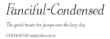 Fanciful-Condensed.ttf字體轉換器圖片