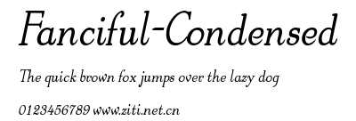 Fanciful-Condensed.ttf字體轉換器圖片