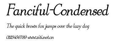 Fanciful-Condensed.ttf字體轉換器圖片