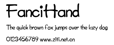 FanciHand.ttf字體轉換器圖片