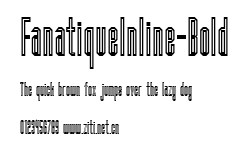 FanatiqueInline-Bold.ttf字體轉換器圖片