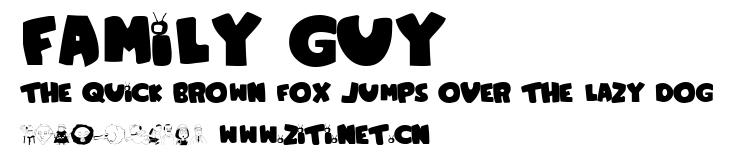 Family Guy.ttf字體轉換器圖片