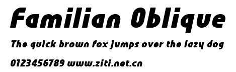Familian Oblique.ttf字體轉換器圖片