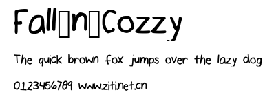 Fall_n_Cozzy.ttf字體轉換器圖片
