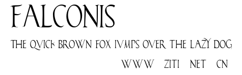 Falconis.ttf字體轉換器圖片