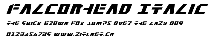 Falconhead Italic.ttf字體轉換器圖片