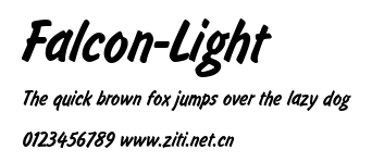 Falcon-Light.ttf字體轉換器圖片