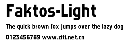 Faktos-Light.ttf字體轉換器圖片