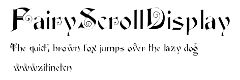 FairyScrollDisplay.ttf字體轉換器圖片
