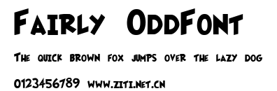 Fairly OddFont.ttf字體轉換器圖片