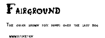 Fairground.ttf字體轉換器圖片