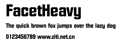 FacetHeavy.ttf字體轉換器圖片