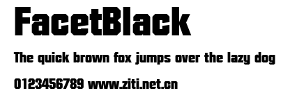 FacetBlack.ttf字體轉換器圖片