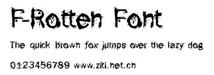 F-Rotten Font.ttf