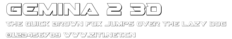 Gemina 2 3D.ttf