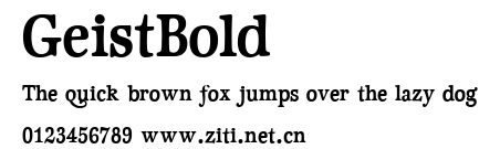 GeistBold.ttf字體轉換器圖片