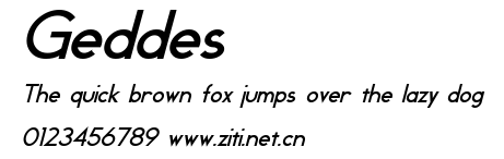Geddes.ttf字體轉換器圖片
