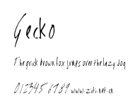 Gecko.ttf字體轉換器圖片
