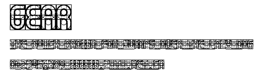 Gear.ttf字體轉換器圖片