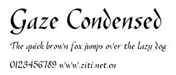 Gaze Condensed.ttf