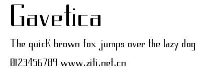 Gavetica.ttf字體轉換器圖片