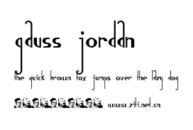 Gauss Jordan.ttf字體轉換器圖片