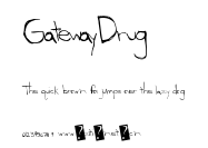 GatewayDrug.ttf字體轉換器圖片