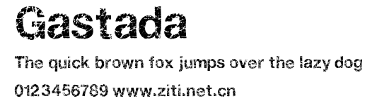 Gastada.ttf字體轉換器圖片