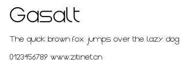 Gasalt.ttf字體轉換器圖片