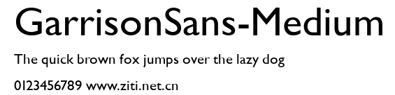GarrisonSans-Medium.ttf字體轉換器圖片