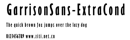 GarrisonSans-ExtraCond.ttf字體轉換器圖片