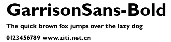 GarrisonSans-Bold.ttf字體轉換器圖片