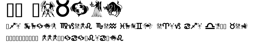 GE Zodiac.ttf字體轉換器圖片
