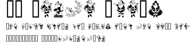 GE Santa Claus.ttf字體轉換器圖片