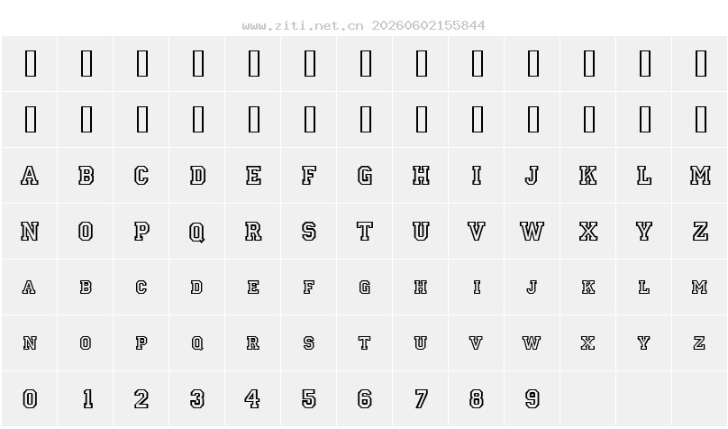 字符映射圖
