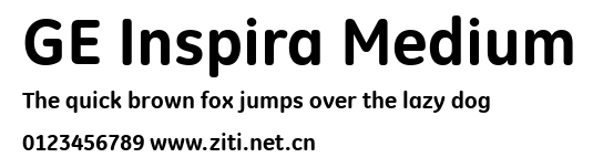 GE Inspira Medium.ttf字體轉換器圖片