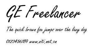 GE Freelancer.ttf字體轉換器圖片