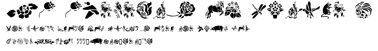 GE Elements of Nature I.ttf字體轉換器圖片